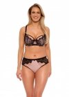 GAIA BIUSTONOSZ SEMI SOFT AINA BSO 1273 CZARNO-RÓŻOWY