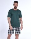CORNETTE PIŻAMA MĘSKA 326/182 NATURE 2 KR R.3XL-5XL