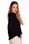 Moe M687 Sweter z kołnierzykiem - czarny - WYSYŁKA 24H