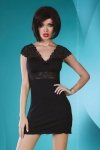 LivCo Corsetti Koszulka Accalia Black + stringi GRATIS!