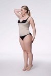 Julimex Koszula 214 Basic Cami Top Open Biust Naturalna