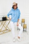 Vittoria Ventini Bluza z kapturem Noemi WJ8890 Baby Blue