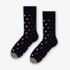 More Skarpety Mix Dots 139-051 Ciemny Granat