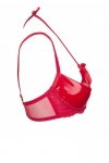 Axami V-6481 Rouge bielizna biustonosz półbiustonosz