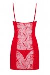 Obsessive Heartina chemise bielizna nocna komplet koszulka + stringi