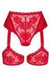 Obsessive Belovya garter panties bielizna majtki figi z pasem