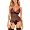 Obsessive Rosenty corset bielizna gorset sexy