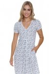 Doctornap Koszula nocna TCB 5335 navy bloom