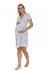 Doctornap Koszula nocna TCB 5335 navy bloom