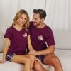 Doctornap Piżama damska PM 7200 burgundy