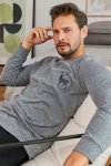 Doctornap Piżama męska PMB 7136 szara