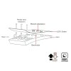 Esotiq-Henderson Koszulka T-line 19407 czarna