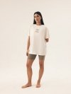 Esotiq-Henderson Piżama damska Naranja 42685 cream
