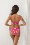Kris line Biustonosz kąpielowy Twist brassiere róż-pomar.