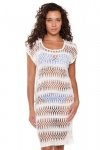 LingaDore Sukienka plażowa 7224 off white