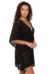 LingaDore Tunika plażowa 7219 czarna