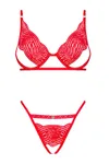 Obsessive Komplet Mellania set 2-cz czerwony