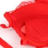 Róża Biustonosz Ambre push up czerwony