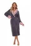 Szlafrok L&L 2409 Madame długi M-2XL damski - WYSYŁKA 24H
