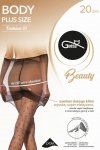 Rajstopy Gatta Body Plus Size Fashion wz.01 20 den 3-6