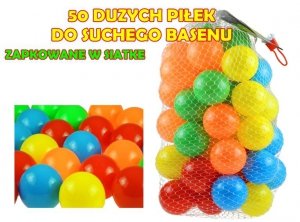 LEAN 1032 PIŁKI PIŁECZKI DO SUCHEGO BASENU KOJCA 50 SZT 7 CM - WYSYŁKA 24H