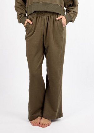 D Karen Spodnie DK-K-B23 KHAKI BAWEŁNA