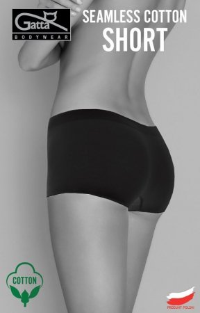 Gatta FIGI GATTA SEAMLESS COTTON SHORT BLACK
