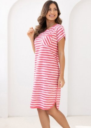 Regina KOSZULA REGINA 171 RÓŻ XXL-3XL