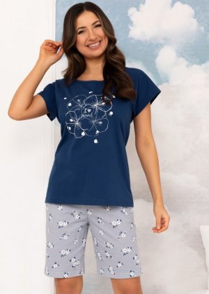 Regina PIŻAMA REGINA 4003 GRANAT