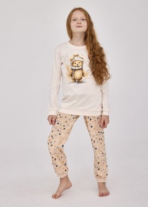 CORNETTE PIŻAMA GIRL YOUNG 592/180 SWEET BEAR