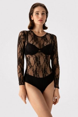 FIORE JILL - BODY KORONKOWE Z DŁUGIM RĘKAWEM - WYSYŁKA 24H