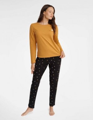 Henderson Ladies Piżama Grind 40932-18X Musztardowo-Czarna