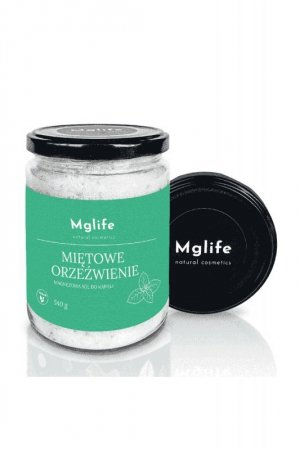 Mglife Miętowe orzeźwienie - magnezowa sól do kąpieli kosmetyki do kąpieli sól