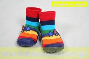 BICAL Bucik skarpetka gumowa podeszwa Grzybek w paski rozmiar 20 - WYSYŁKA 24H