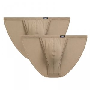 Atlantic Slipy tanga 2MP 1587 2-pak beżowe