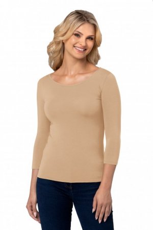 Babell Bluzka Manati 3/4 jasnobeżowa