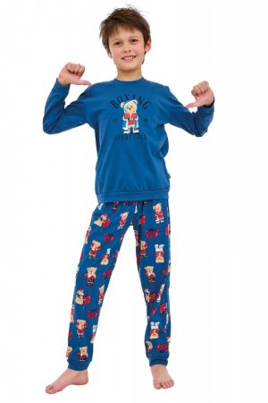 Cornette Piżama dziecięca Boxer 966/178 jeans