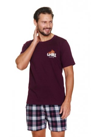 Doctornap Piżama męska PMB 7201 burgundy