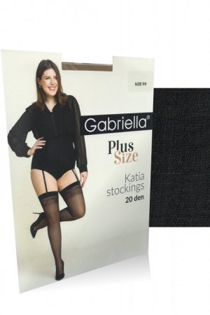 Gabriella Pończochy do paska Katia 167 czarne plus