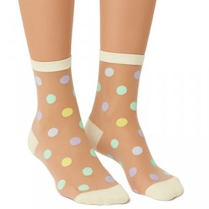 Gabriella Skarpetki Punta 609 ecri/yellow