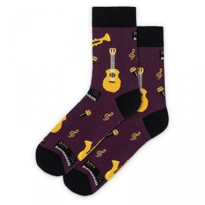 Gatta Skarpety Perfect Man C 144 instrumenty red plum