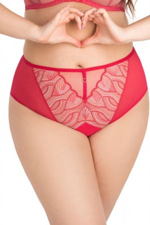 Gorsenia Figi Crazy heart 829 czerwone