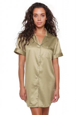 LingaDore Koszula nocna 6801PD olive
