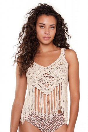 LingaDore Top plażowy 7223 almond