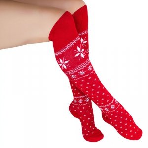 Noviti Zakolanówki SB 146 W 02 czerwone