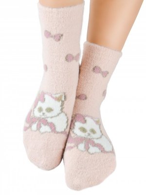 Noviti Skarpety SP 019 W 02 kot różowe