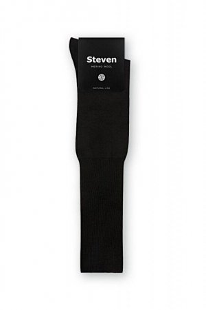 Steven Podkolanówki krótkie 008 merino czarne