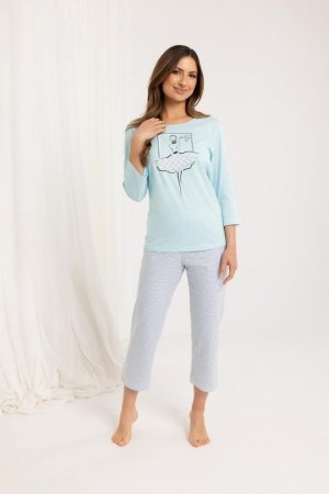 Piżama Regina 716 3/4 2XL-3XL Z25/26 damska