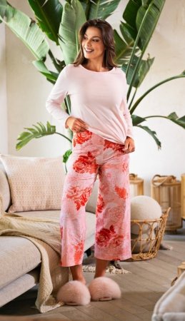 Piżama Belle Reverie MK 31 Evening Flower dł/r S-XL