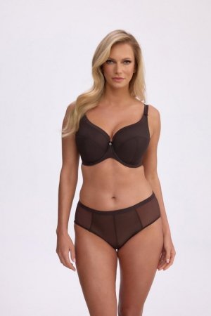 Biustonosz semi soft Gaia BS 1058 Sonia Brązowy